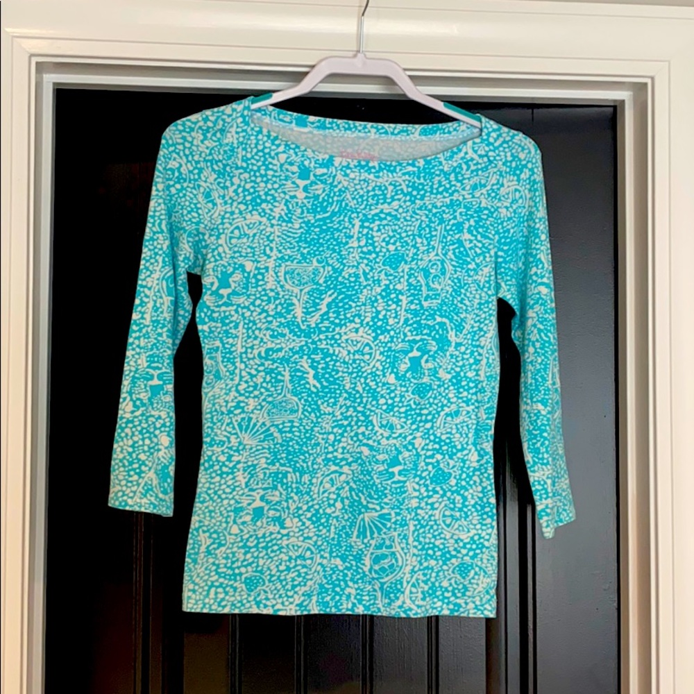 Lilly Pulitzer 3/4 sleeve shirt